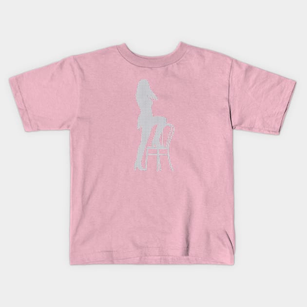 Eras Tour Chair Dance Funky Kids T-Shirt by Midnight Pixels